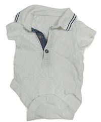 Biele body s golierikom F&F