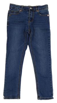 Tmavomodré skinny rifle Zara