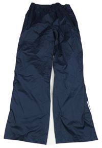 Tmavomodré šušťákové svrchní nohavice Crivit