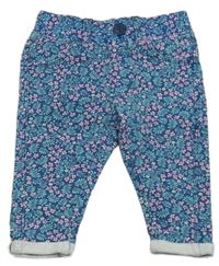 Modré kvietkovane tregíny Cool club