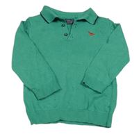 Zelený sveter s golierikom Next