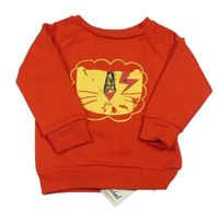 Nové - Červená mikina se lvem Rebel