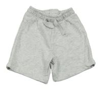 Sivé melírované teplákové kraťasy Primark