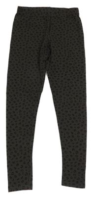 Sivo-čierne vzorované legíny Primark