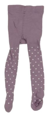 Fialové punčocháče s puntíky Lily & Dan