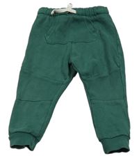 Tmavozelené tepláky s klokankou F&F