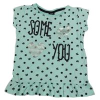 Mátové tričko so zajačikmi s nápisom Kiki&Koko