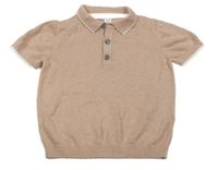 Světlerůžové úpletové polo tričko M&S