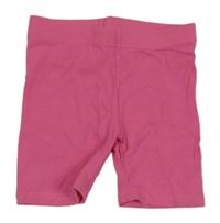 Ružové elastické kraťasy