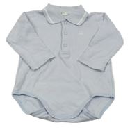 Svetlomodré body s golierikom Benetton