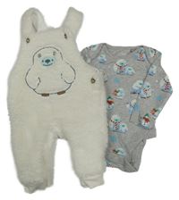 2set - Smotanové huňaté na traké tepláky s Yettim + body F&F