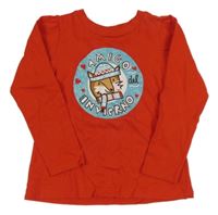 Červené tričko s líškou