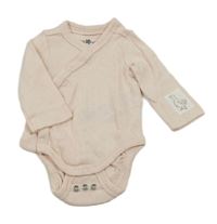 Světlepudrové perforované zavinovací body s husičkou so cute