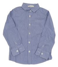 Modro-bílá pruhovaná košile H&M