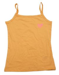 Oranžový top so srdiečkom RIVER ISLAND