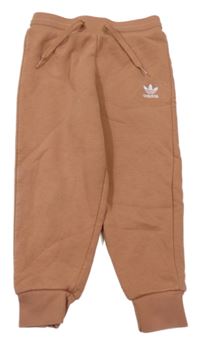 Hnědé tepláky Adidas