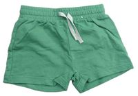 Zelené bavlnené kraťasy zn. H&M
