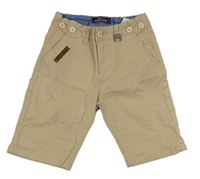 Béžové plátěné chino kraťasy Black Tuna