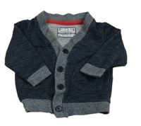 Tmavomodrá melírovaná prepínaci mikina zn. Early Days