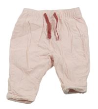 Svetloružové menšestrové podšité nohavice Ergee