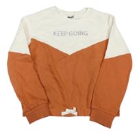 Smetanovo-hnědá mikina s nápisem Pocopiano