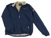 Tmavomodrá šusťáková zateplená bunda TrollKids