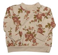 Ružová kvetovaná mikina Alana