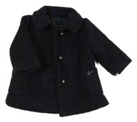 Tmavomodrý zateplený kabát Gymp