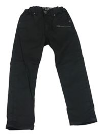 Černé skinny rifle se zipy H&M