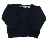 Tmavomodrý vzorovaný prepínaci ľahký sveter Lupilu