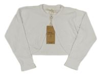 Nové - biele prepínaci svetrové bolerko Next