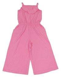 Nové - neónově ružový culottes overal dunnes