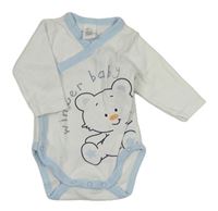 Bílo-modré zavinovací body s medvídkem C&A