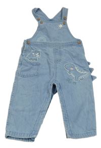 Světlemodré laclové podšité rifle s diny Next