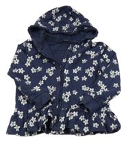 Tmavomodrá prepínaci mikina s kapucňou George