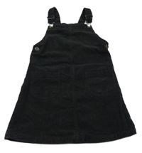 Čierne menšestrové na traké šaty Nutmeg