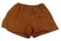 Hnedé rebrované ľahké kraťasy Y.F.K.