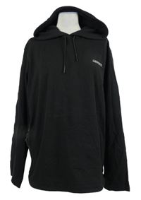 Pánská černá mikina s logem a kapucí Carhartt 