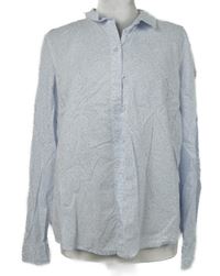 Dámska bielo-modrá vzorovaná blúzka Hobbs