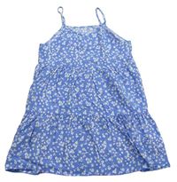 Modré kvetinové šaty M&Co.
