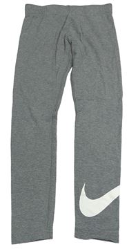 Šedé legíny s logem Nike
