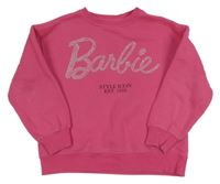 Malinová mikina s nápisem z kamínků Zara