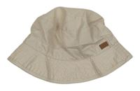 Hnědo-krémový pruhovaný klobouk Melton