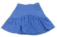 Modrá vzorovaná sukňa so srdiečkami Primark