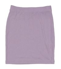 Lila rebrovaná elastická sukňa Matalan