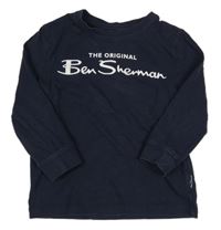 Tmavomodré triko Ben Sherman