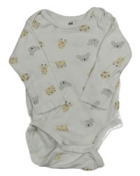 Bílé body s koalami H&M