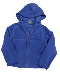 Modrofialová fleecová prepínaci funkčná mikina s kapucňou Trespass