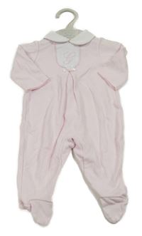 Nové - Svetloružový overal s golierikom