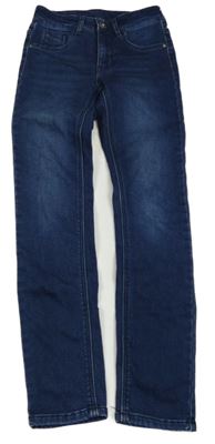 Tmavomodré skinny rifle Page One Young